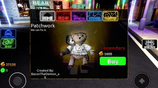 Roblox bear* | new asylum update! | new skins, new gears and a new map! смотреть онлайн