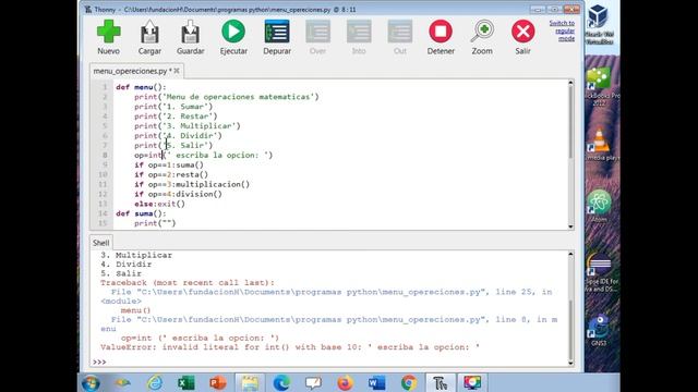 Menu, diccionarios en python 3 7 смотреть онлайн