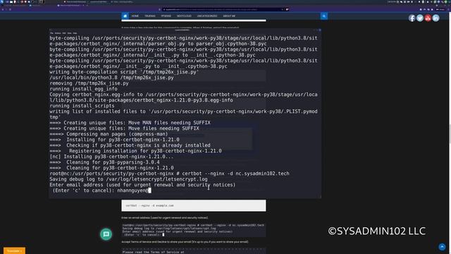 TrueNAS CORE - How To Install Nextcloud and Obtain SSL Certificate from Let’s Encrypt with Certbot смотреть онлайн