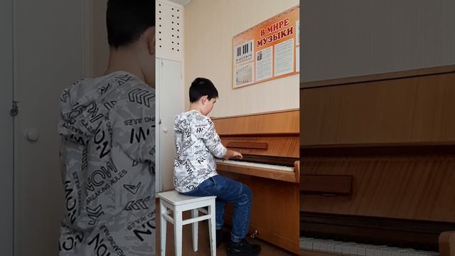 Бекқажы Алан, 12 лет. А. Лепин. Полька. ДМШ №1 г. Усть-Каменогорск, преп. Алексеева Е.В. смотреть онлайн