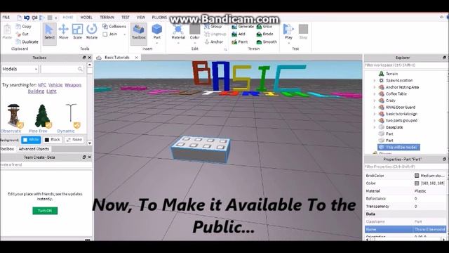 How to Make a Model on Roblox 2017 смотреть онлайн