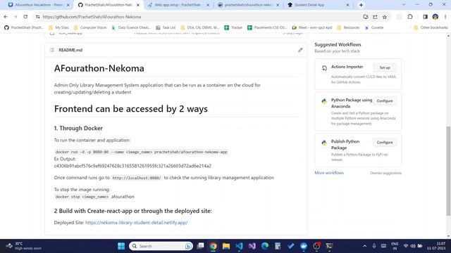 Building a Student Library Management System with React, Flask, Docker, and Pytest for Afourathon3. смотреть онлайн