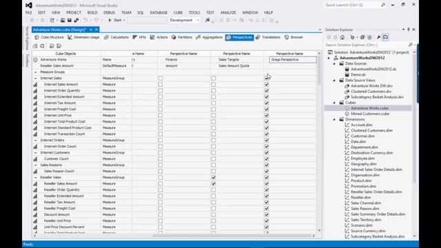 Its so Simple to Create a quick perspective in an SSAS Cube - Easy Demo! смотреть онлайн