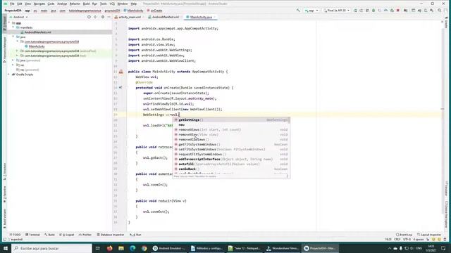 Curso de Android con Java: Métodos, configuraciones y otras funcionalidades del WebView смотреть онлайн