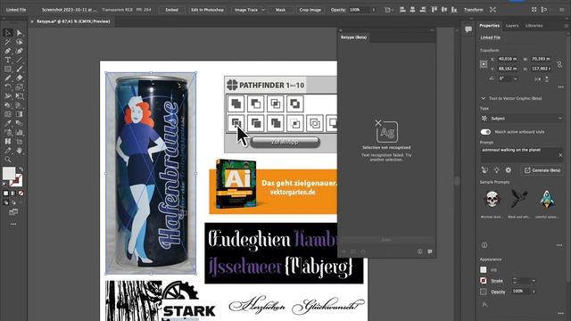 Illustrator 2024: How To Use The Retype Feature смотреть онлайн