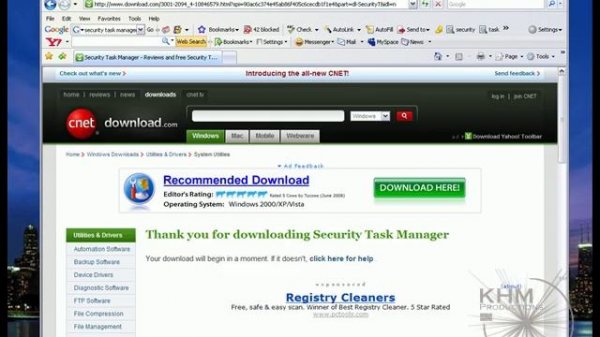 how to install security task manager