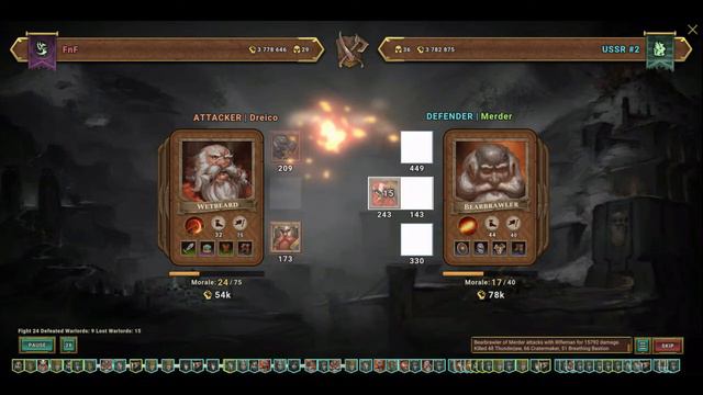 MASSIVE FIGHT: 3.7mln vs 3.7mln | USSR#2 vs FnF | Arkheim: Realms at War смотреть онлайн