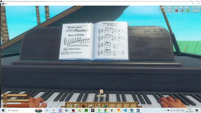 Raft piano Poopistani anthem (first 8 notes) смотреть онлайн