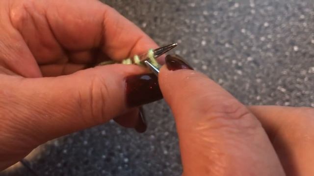 Простые узоры спицами. Объемная сеточка.