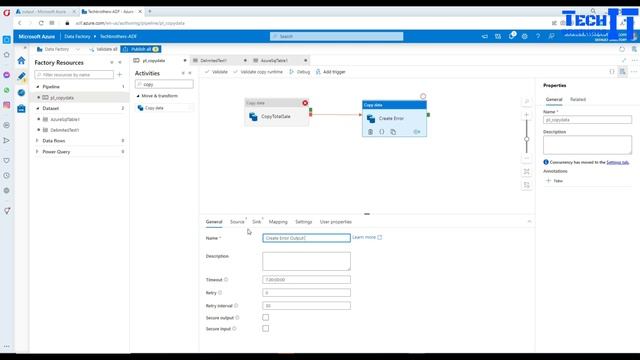 How to Log Pipeline Audit Data for Success and Failure in Azure Data Factory - ADF Tutorial 2021 смотреть онлайн