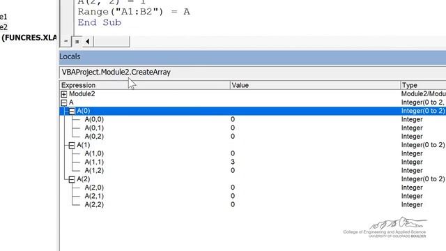Local Arrays in VBA смотреть онлайн