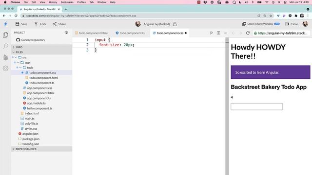 My First Angular App | How to create a ToDo List Tutorial смотреть онлайн