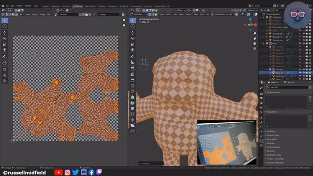 Blender Tutorial - Beginner Unity Character - Part 4 of 9: UV Unwrapping смотреть онлайн