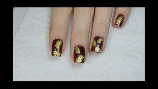 Осенний Дизайн Ногтей Листопад | Fall Nail Art Design смотреть онлайн