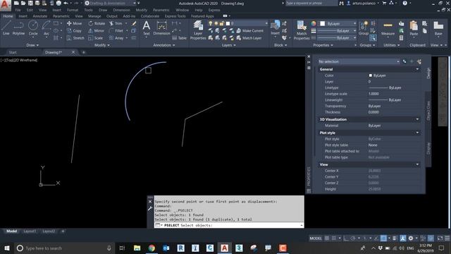 AutoCAD: How to calculate the total length of multiple lines, arc or polylines? смотреть онлайн