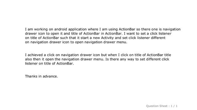 Android : Set OnClick Listener on Action Bar Title in Android смотреть онлайн