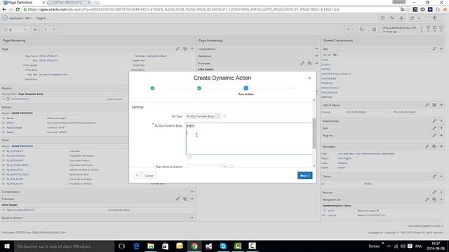 Comment créer une action dynamique dans Oracle Apex 5 0 смотреть онлайн
