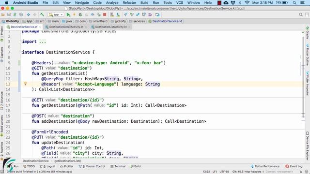 Add Http Headers to Request. Modify Headers. Android Retrofit Tutorials with Kotlin #5.5 смотреть онлайн
