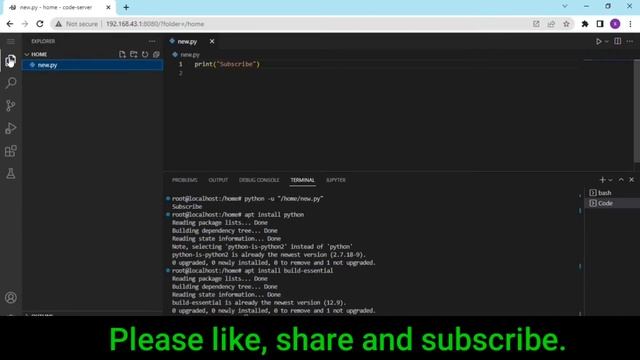 How to access code-server from local network. смотреть онлайн