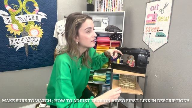 How to fix tension issues on a sewing machine!! смотреть онлайн
