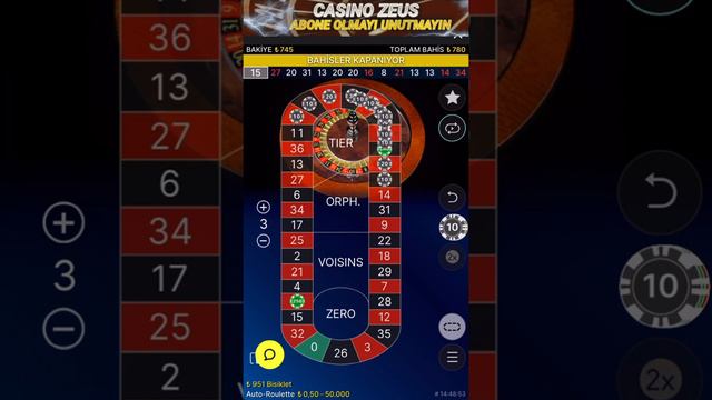#Rulet | Auto Rulet | Rulet Olalı Böyle Analiz Görmedi Ortadan İkiye Yardık Masayı #Evolutiongaming