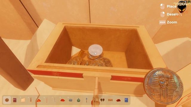 Escape Simulator : FIRST CHAMBER Labyrinth of Egypt / 8 Tokens Location смотреть онлайн