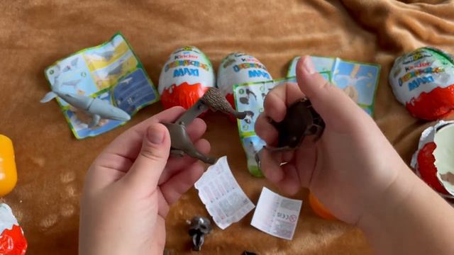Kinder Surprise Maxi Natoons 2023 Unboxing 10 Kinder Eggs