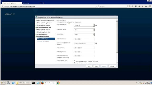 vSphere 6 - Install vCenter Server Appliance (VCSA) 6.0 смотреть онлайн