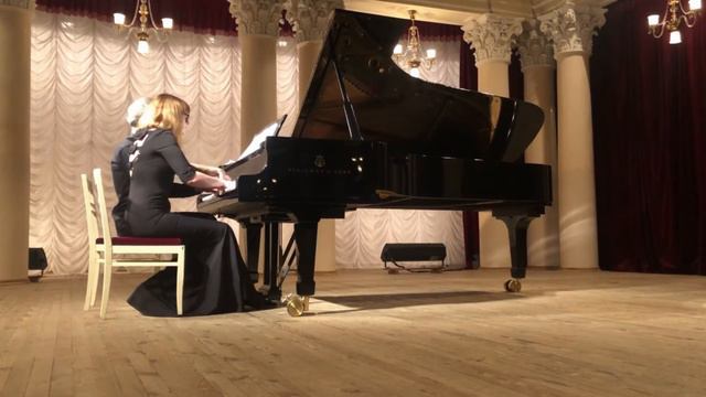 E.Grieg Concert Overture "In Autumn" op.11 for piano 4 hands смотреть онлайн