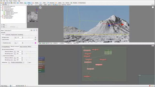 Modeling in Terragen, Lost planet, Adding rocks, part 4 of 11. Exploring Terragen 3, series two. смотреть онлайн