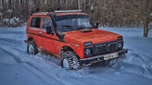 ГРЯЗЕВАЯ РЕЗИНА ЗИМОЙ! На 32" Comforser CF3000 по целине на разном давлении. Аномально много снега!