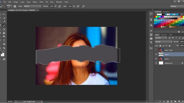 Torn paper effect in photoshop cc смотреть онлайн