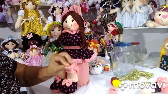 BONECA DE PANO PORTA BOMBOM FAÇA E VENDA смотреть онлайн