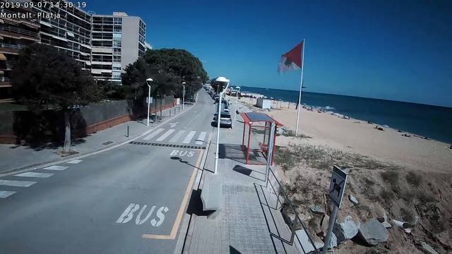 Timelapse Sant Vicenc de Montalt - Platja 07-09-2019 смотреть онлайн