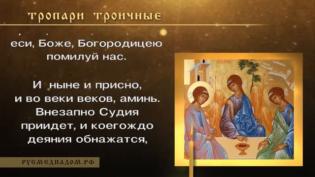 Тропари Троичные