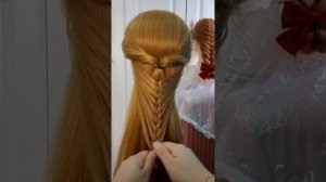 Шикарная Прическа из ОБЫЧНОГО ХВОСТИКА. Прически на длинные волосы #1