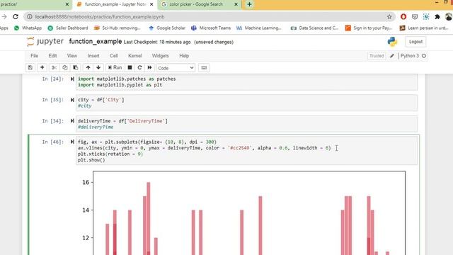 python visualization of histogram on dataset 01 смотреть онлайн