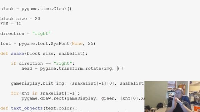 Pygame (Python Game Development) Tutorial - 30 - Using Logic to Rotate Images смотреть онлайн