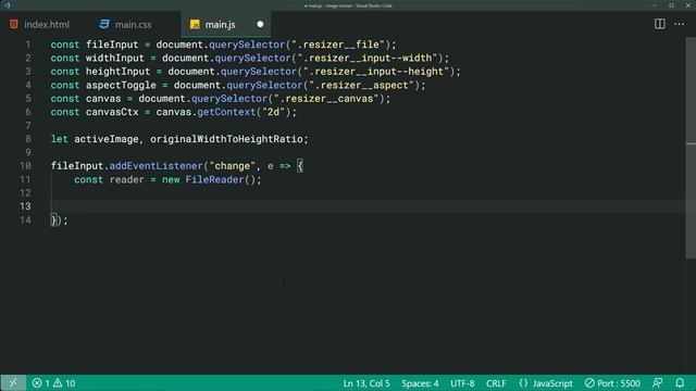 Create an Image Resizer with JavaScript & HTML5 Canvas смотреть онлайн