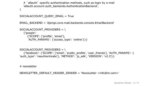Django : No module named 'allauth.account.context_processors' смотреть онлайн