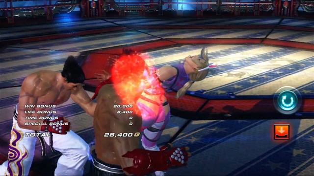 TEKKEN TAG TOURNAMENT 2 KAZUYA & JIN Arcade Battle смотреть онлайн