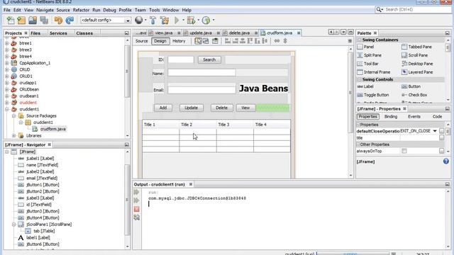 Java Beans- CRUD App- Introduction Demo смотреть онлайн