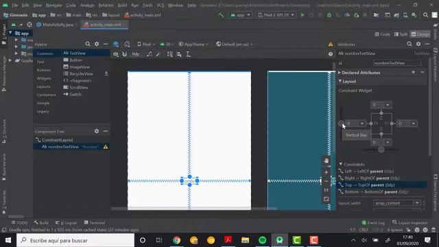 INTRODUCCION ANDROID - 07 - ConstraintLayout. TextView смотреть онлайн