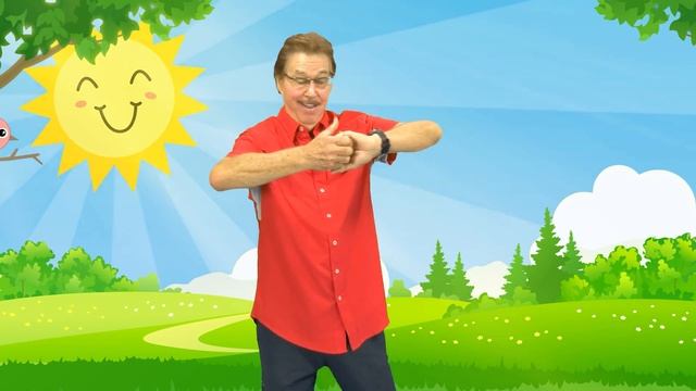 Great Way to Start the Day | Jack Hartmann Start the Day Song | Kids Stretching Song смотреть онлайн