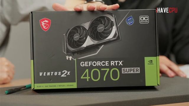 แกะกล่องกองทัพการ์ดจอ GEFORCE RTX 4070 SUPER l iHAVECPU смотреть онлайн