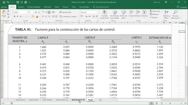 EXCEL 2016: COMO HACER UN GRAFICO DE CONTROL X - R | EXPLICACION PASO A PASO смотреть онлайн