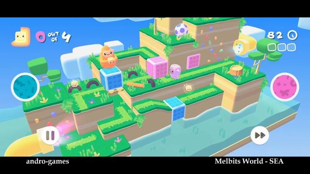 Melbits World - SEA (by AKG Games) - puzzle game for Android and iOS - gameplay. смотреть онлайн