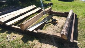 Самый простой и Лучший способ распилить бревно бензопилой.