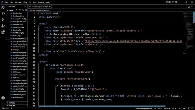Design a responsive purchase history page using HTML, CSS, JavaScript and Bootstrap-Menaka смотреть онлайн