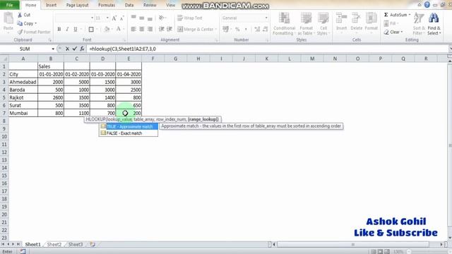 Excel Hlookup - Complete Advance MS Excel Tutorial смотреть онлайн
